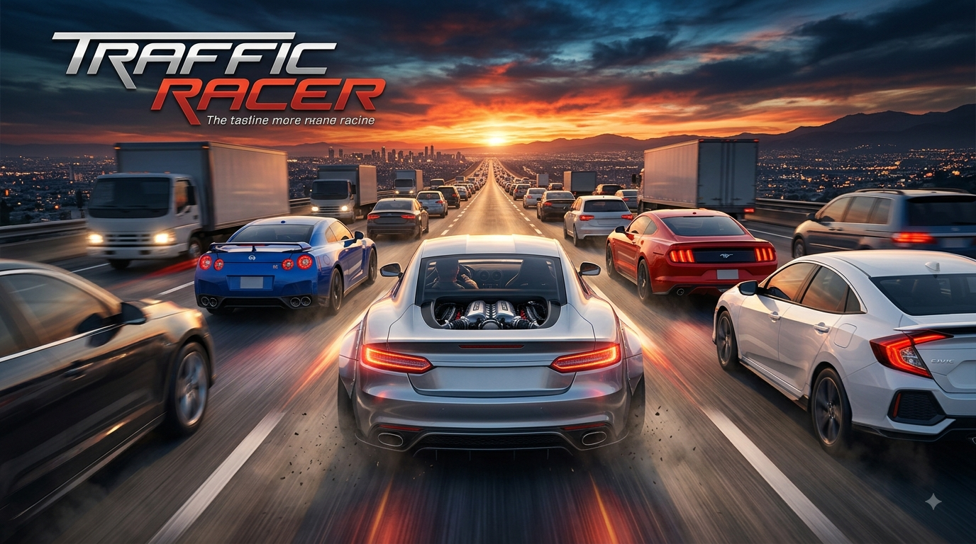 سورس بازی رانندگی در ترافیک | Traffic Racer